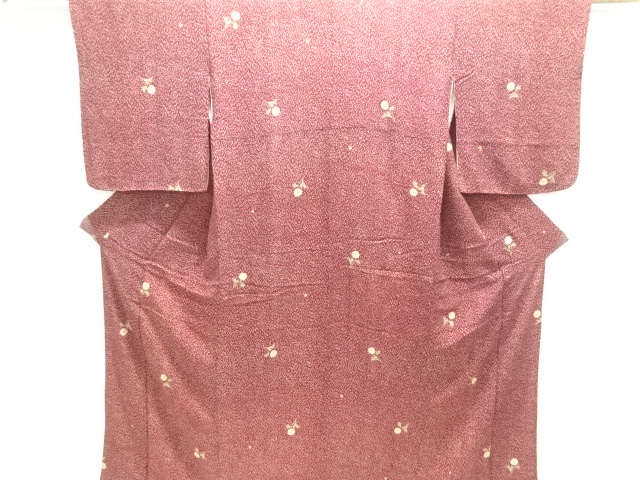 JAPANESE KIMONO / ANTIQUE KIMONO / SILK / KINSHA / KIKU